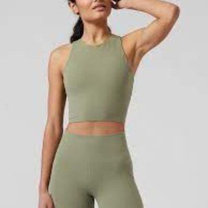 NWT Athleta Conscious Crop A/B Olive